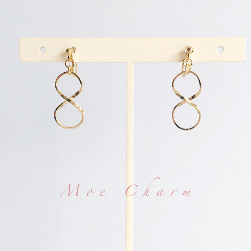 *八の字編みのピアス*【No.354】 八の字編みのピアス*【No.354】 flower cradle/ピアス/イヤリング