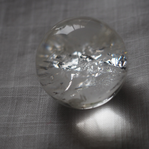 ブラジル産 レムリアンシード水晶丸玉（中） 天然石 my pebble 通販