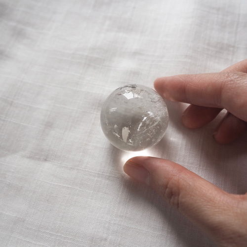 ブラジル産 レムリアンシード水晶丸玉（中） 天然石 my pebble 通販