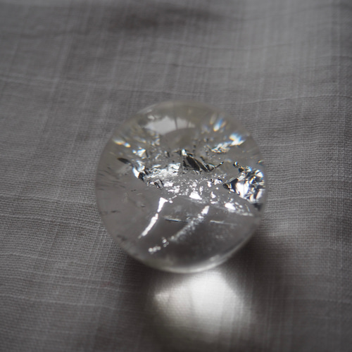 ブラジル産 レムリアンシード水晶丸玉（中） 天然石 my pebble 通販