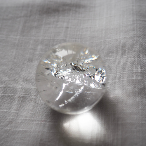 ブラジル産 レムリアンシード水晶丸玉（中） 天然石 my pebble 通販