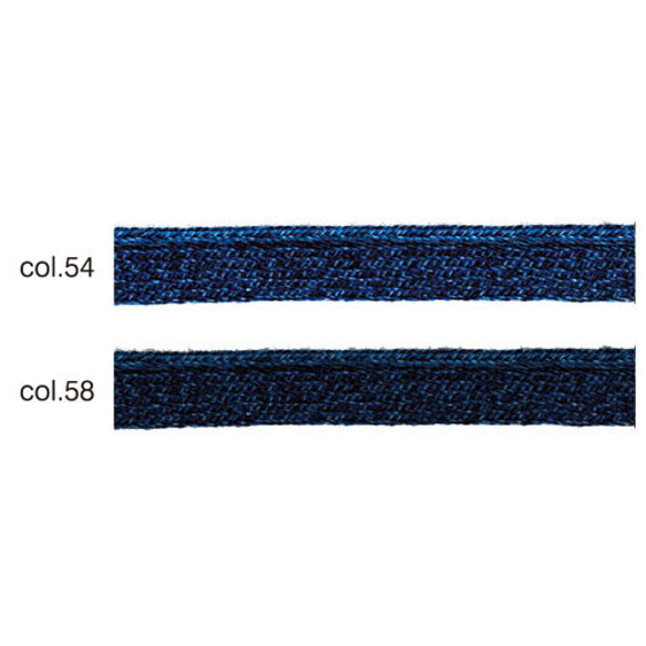藍染風パイピングリボン bel-637：3m　カラー・サイズ選択 3枚目の画像