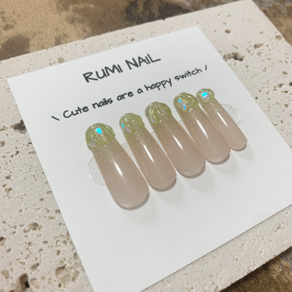 キラキラ フレンチ 韓国 ワンホン 量産型 ネイルチップ 量産型 フレンチネイル キラキラ 韓国 ワンホン