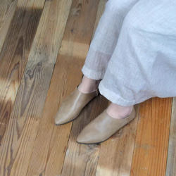 手作りの靴 本革 カジュアルフラットシューズ レディース靴 履きやすい 母の日 パンプス 14枚目の画像