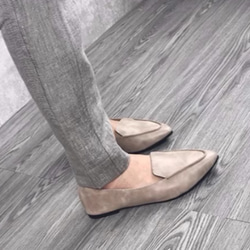 手作りの靴 スパイクシューズ　パンプス　母の日　本革 カジュアルフラットシューズ レディース靴 履きやすい 13枚目の画像