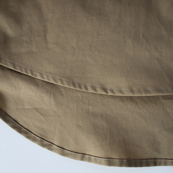 受注生産　サイズ＆カラーが選べるコットンポプリンオーバーサイズメンズライク半袖シャツ 10枚目の画像