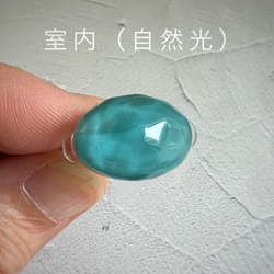 Creema限定！Sea glass ring＊ディープシーブルー 7枚目の画像