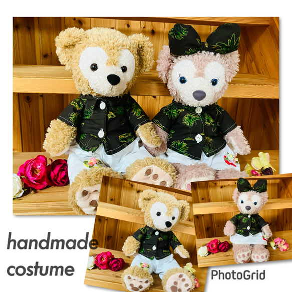 クリスマス　シェリーメイ　ジェラトーニ　ダッフィー　コスチューム　2016 サンタ姿のダッフィー&シェリーメイ☆