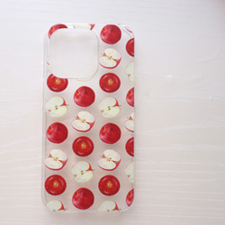 【受注生産】iPhoneケース　フジりんご（クリアケース） 4枚目の画像