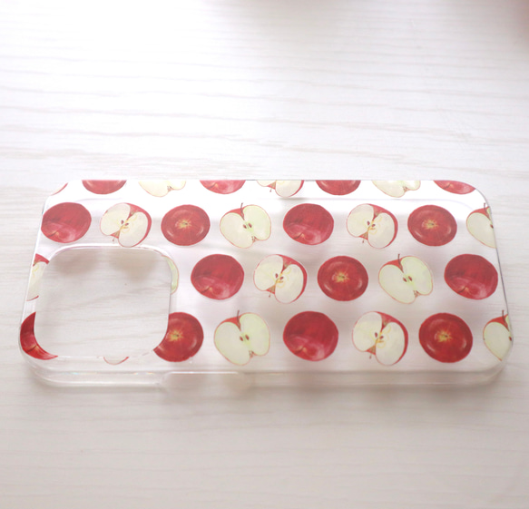 【受注生産】iPhoneケース　フジりんご（クリアケース） 5枚目の画像