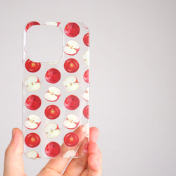 【受注生産】iPhoneケース　フジりんご（クリアケース） 6枚目の画像