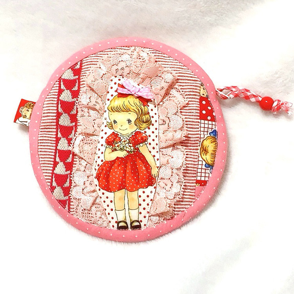 ふっくらミニポーチ ハンドメイド マーガレット&ソフィー  