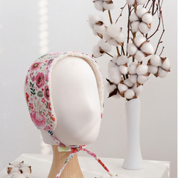 韓国製 花柄 刺繍風ピオニー 芍薬の庭 生地 コットン100％シーチング Embroidery Peony 12枚目の画像