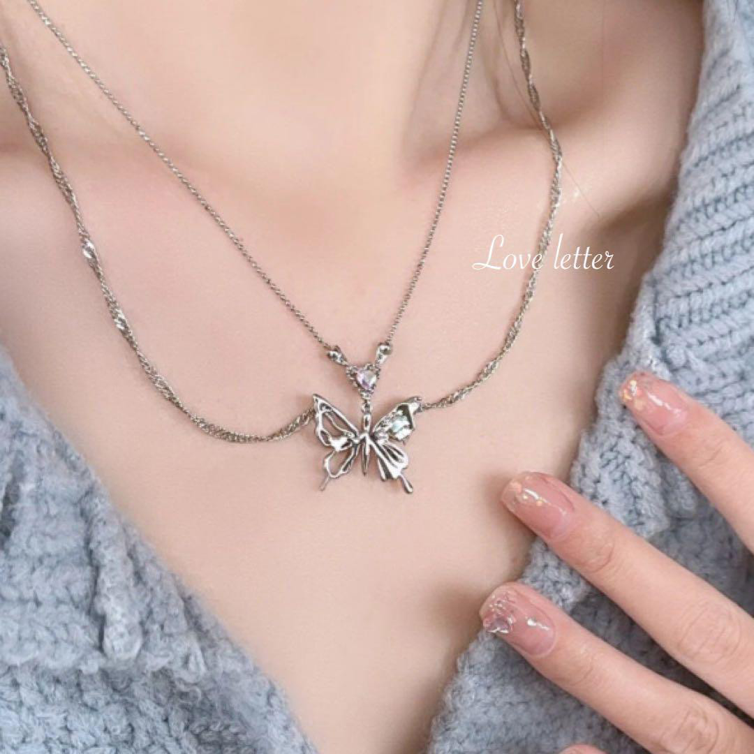 RADA ラダ スター モチーフ ネックレス ビジュー シルバー 星