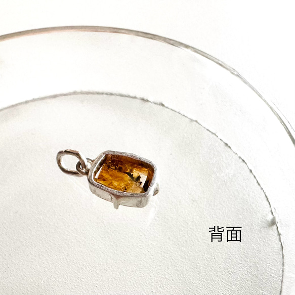 デンドリティッククォーツ【amber】レクタングトップ 5枚目の画像