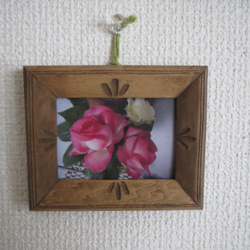 人気の新作 ◇アンティーク◇薔薇彫刻◇バラ木彫り◇ローズ◇壁掛け 鏡
