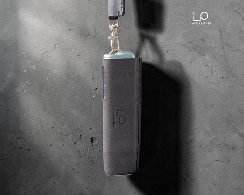 3色】首から掛けて持ち歩くアイコスイルマiワンレザーケース｜IQOS