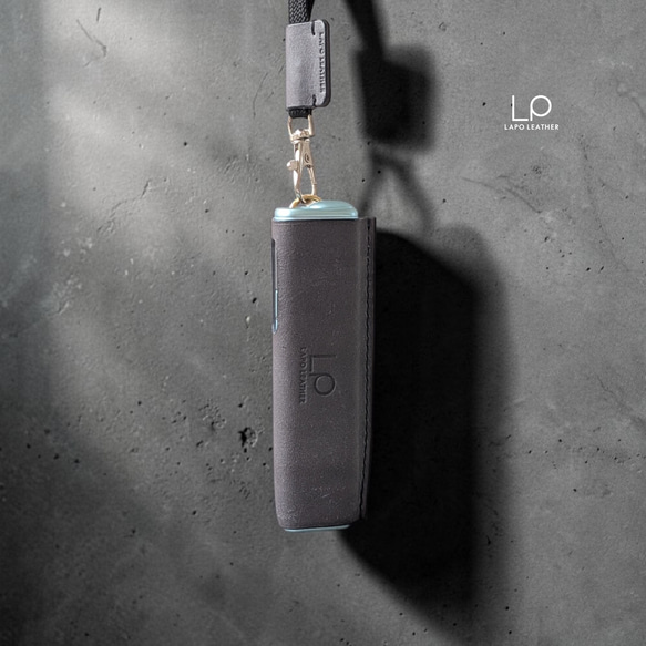 3色】首から掛けて持ち歩くアイコスイルマiワンレザーケース｜IQOS