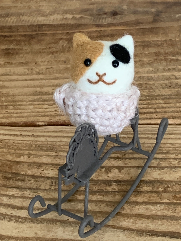 【ゆったん】　羊毛フェルト　猫 Needle felting Cat // Change from short-haired to long
