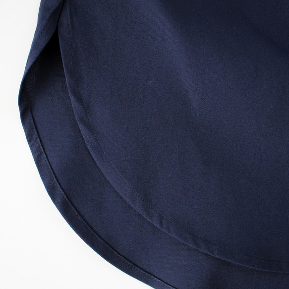 受注生産　サイズ＆カラーが選べるコットンポプリン半袖シャツ 9枚目の画像