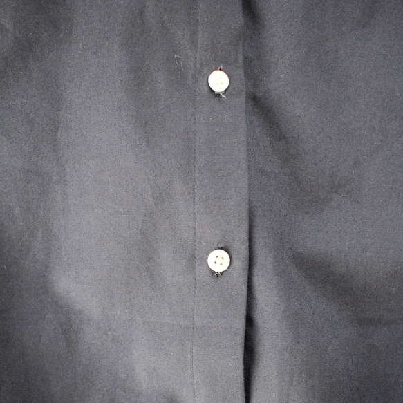 受注生産　サイズ＆カラーが選べるコットンポプリン半袖シャツ 10枚目の画像