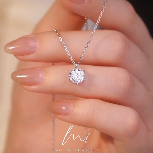 最高級✨モアッサナイトネックレス ゴージャス