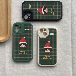 智慧型手機保護殼 兼容所有 iPhone 15/14/13/12/11 等型號 聖誕風格 全包手機套 第8張的照片