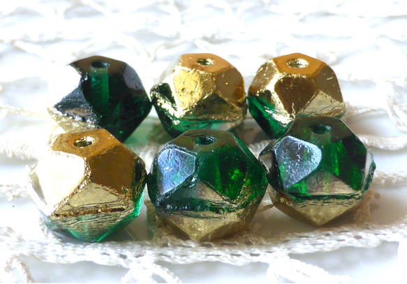物語の王子　チェコビーズCzech Glass Beads4個 6枚目の画像