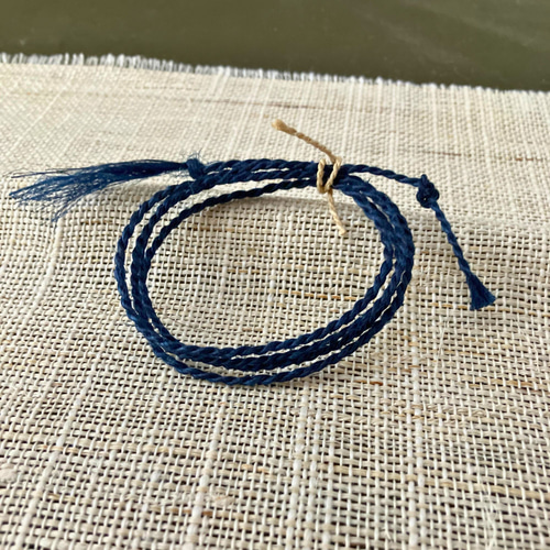 藍染め紐、貴重