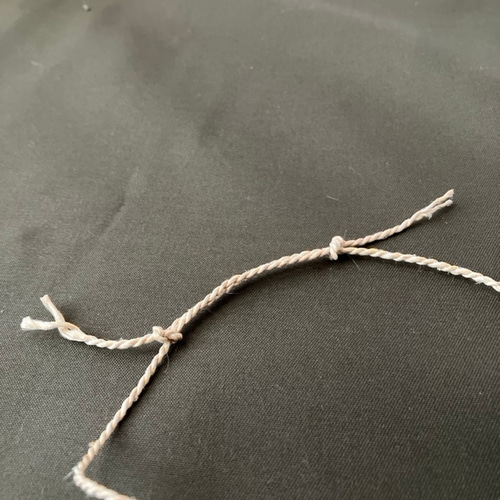 太さ選べる｜60〜110cm】藍染め精麻の麻紐｜日本古来の祈りと浄化の