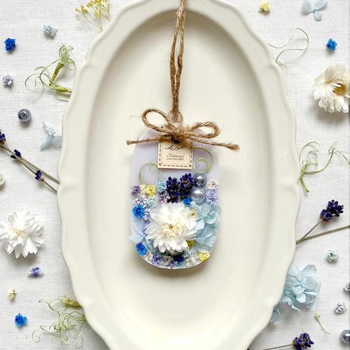 霞草畑 ( パープル ) 】アロマワックスサシェ / アロマワックスバー