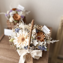 受注！再…販！ドライフラワーハーフリース リース la vonde fleur 通販