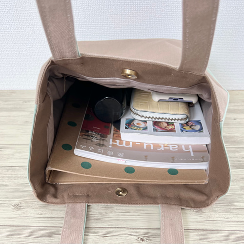 縦長XLサイズ】トートバッグ マッシュルーム 倉敷帆布使用