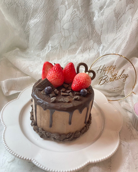 チョコレートケーキ　　クレイケーキ 1枚目の画像