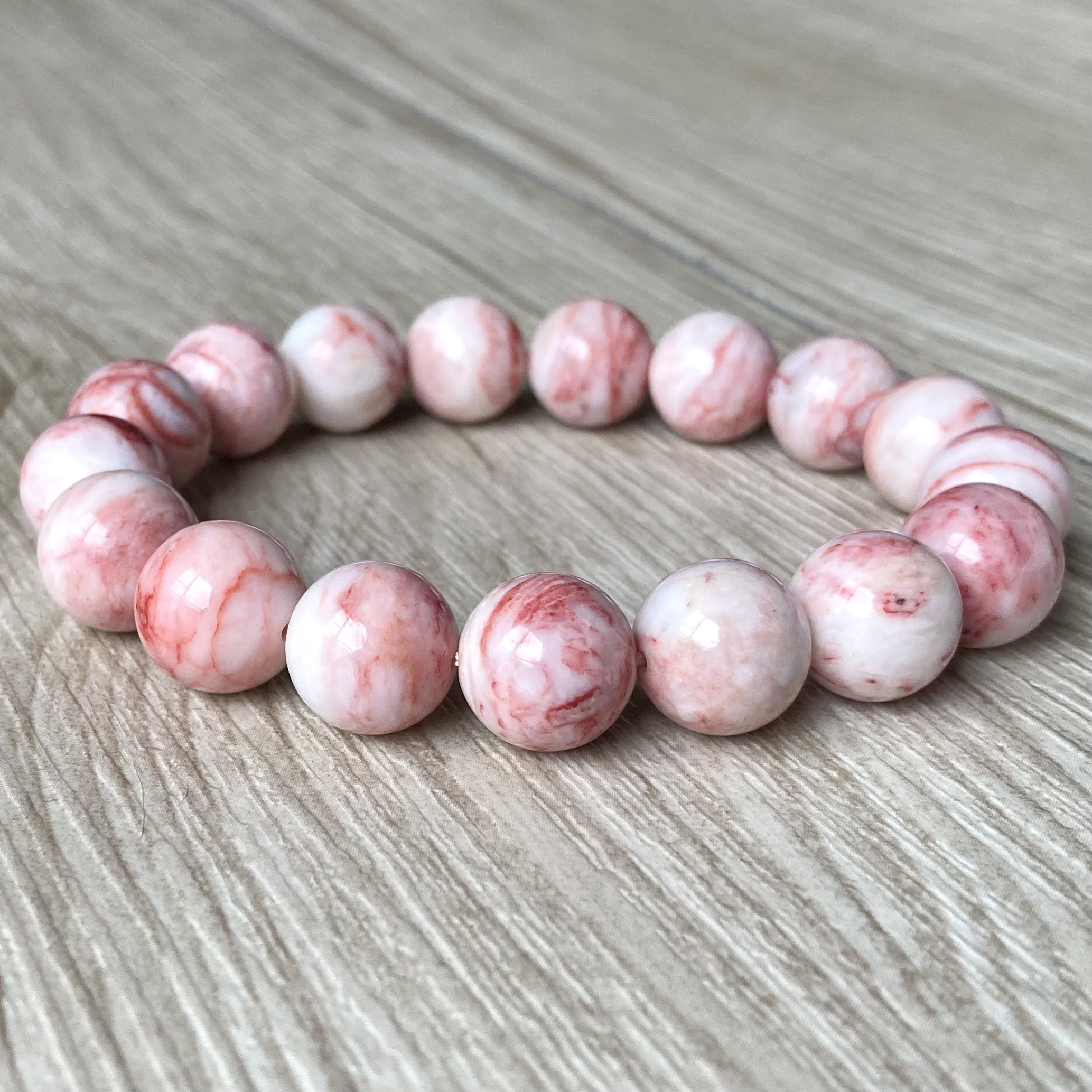 賢者に愛された赤/シナバー/パワー 天然石 ストーンブレスレット