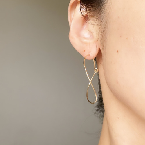 【WING BLING】14K Post★Ferna Cross Cubic Ring ピアス WING BLING】14K Post☆Ferna Cross Cubic Ring ピアス WING
