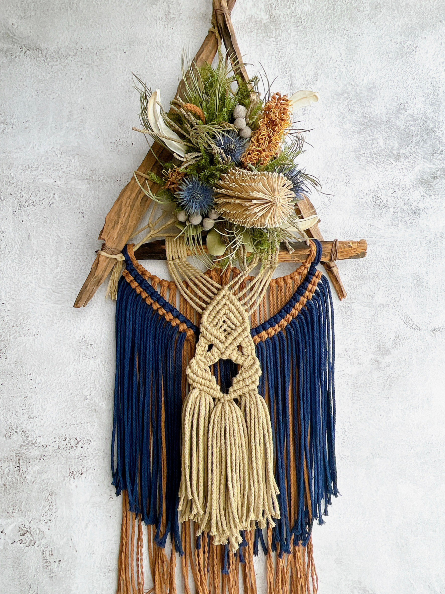 ドライフラワー×ドリームキャッチャー　No,250