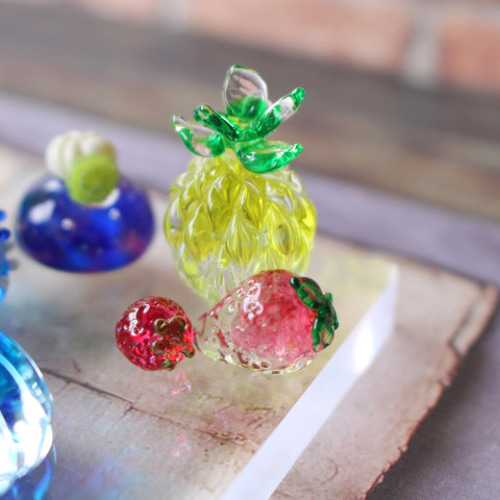 ガラスのミニチュアスイーツセット ☆ガラスのミニチュア喫茶店