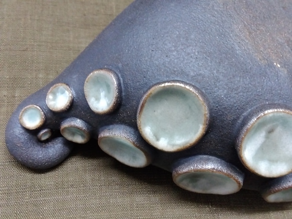 蛸足の鉢（右にくるり） 11枚目の画像