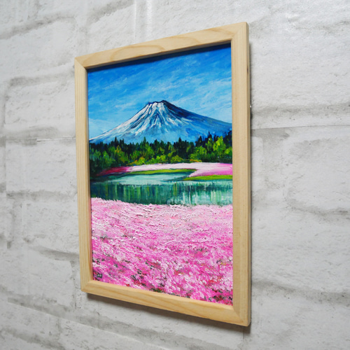油絵 油彩 油彩画 絵 絵画 【松田の桜祭り】 油絵 油彩 油彩画 絵 絵画 【松田の桜祭り】 | HIROSHI1990