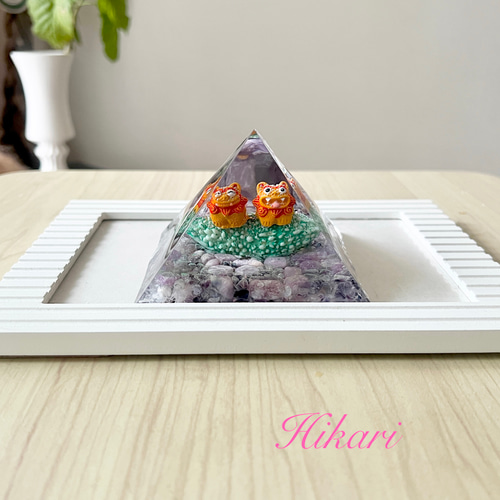 石垣島でお迎えしたゴーヤに乗ったシーサーオルゴナイト その他