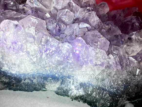 ゲーサイト✨　レインボー　アメジスト　クラスター　原石　紫水晶 2枚目の画像