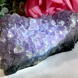 ゲーサイト✨　レインボー　アメジスト　クラスター　原石　紫水晶 1枚目の画像