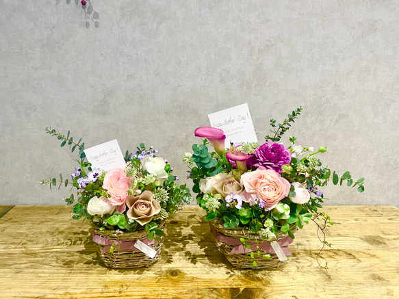 追加受付中5/8まで！母の日生花フラワーギフト＜Sサイズ 約17cm×約23cm＞　 9枚目の画像
