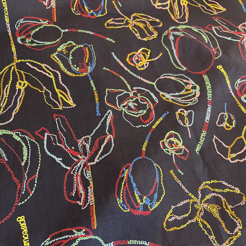 リバティ生地＊フロントタックワンピース（スージー