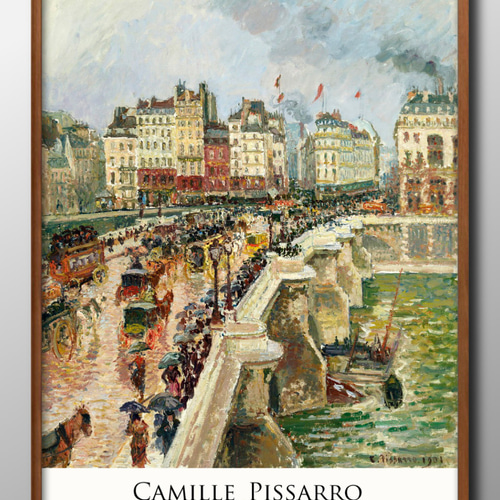 ポスター アート 絵画『カミーユ・ピサロ』北欧 A3 イラスト デザイン