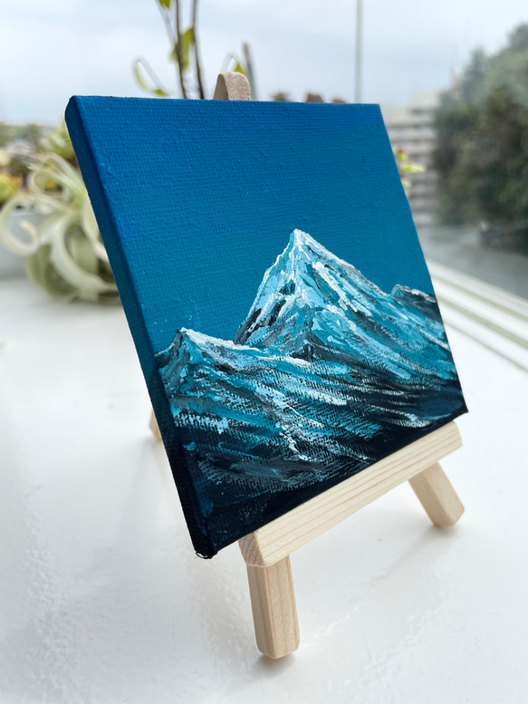 キャンバスアート、mountain scenery ,山の景色の絵、山の絵、山アート、山のキャンバスアート 4枚目の画像