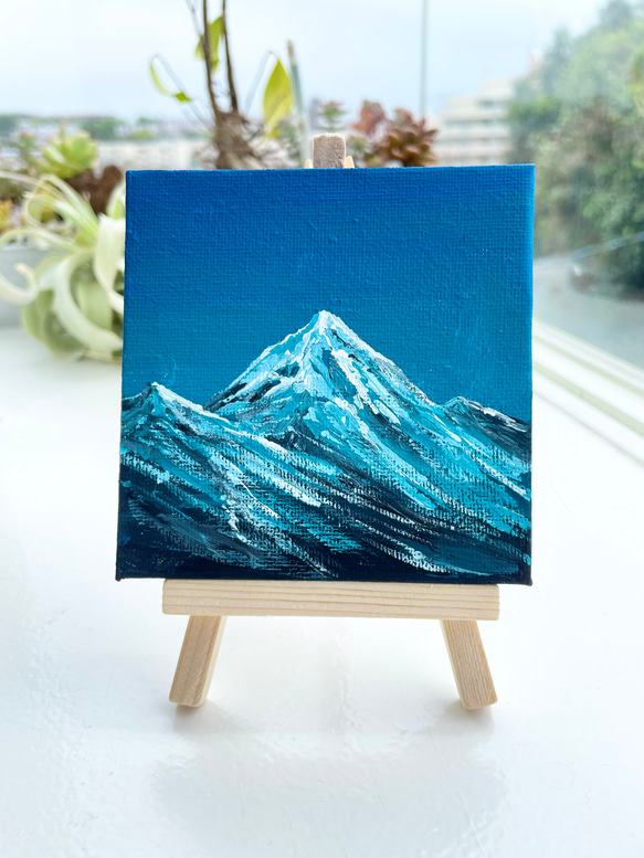 キャンバスアート、mountain scenery ,山の景色の絵、山の絵、山アート、山のキャンバスアート 1枚目の画像