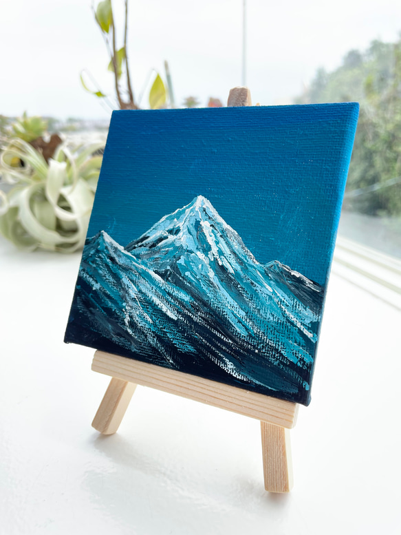 キャンバスアート、mountain scenery ,山の景色の絵、山の絵、山アート、山のキャンバスアート 2枚目の画像