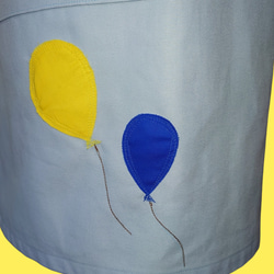 【選べる9色】風船のアップリケエプロン｜大きめポケット付き｜丈夫な綿素材｜ギフトにもおすすめ 7枚目の画像